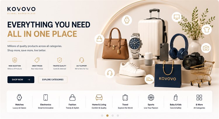 KOVOVO everything you need all in one place
